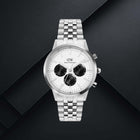 Ρολόι Daniel Wellington Iconic Chronograph DW00100872 με Ασημί Μπρασελέ