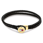 Ανδρικό Βραχιόλι Tommy Hilfiger 2790669 Δερμάτινο & Διπλό