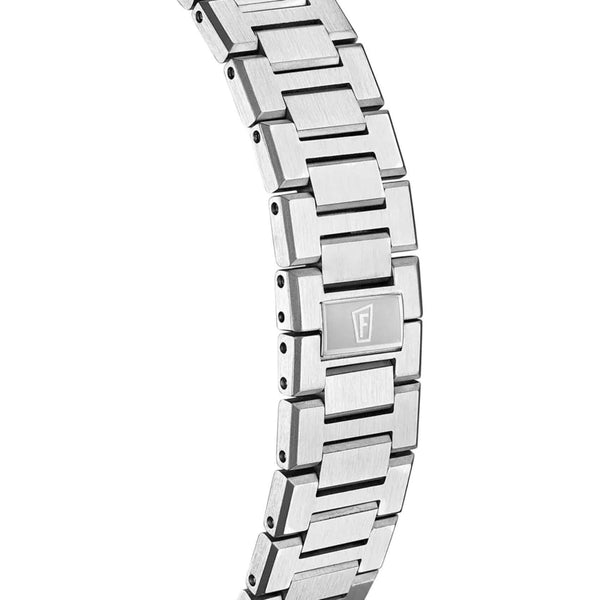 Ρολόι Festina Rive F20059/1 Swiss Made Με Ασημί Μπρασελέ & Ασημί Καντράν