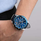 Ρολόι Festina F20561/2 Χρονογράφος Με Μπλε Δερμάτινο Λουράκι