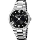 Ρολόι Festina Boyfriend F16719/2 Με Ασημί Μπρασελέ Και Μαύρο Καντράν