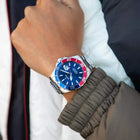 Καταδυτικό Ρολόι Festina Diver F20531/5 Αυτόματο με Ασημί Μπρασελέ & Μπλε Καντράν