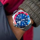 Καταδυτικό Ρολόι Festina Diver F20531/5 Αυτόματο με Ασημί Μπρασελέ & Μπλε Καντράν