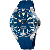 Καταδυτικό Ρολόι Festina Diver F20664/1 Με Μπλε Λουράκι Σιλικόνης