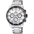 Ρολόι Festina F20560/1 Χρονογράφος Με Ασημί Μεταλλικό Μπρασελέ