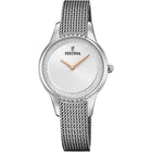 Γυναικείο Ρολόι Festina Mademoiselle F20494/1 Με Ασημί Μπρασελέ