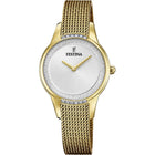 Γυναικείο Ρολόι Mademoiselle Festina F20495/1 Με Χρυσό Μπρασελέ