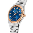 Ρολόι Festina Swiss Made F20036/2 Με Ασημί Μπρασελέ & Μπλε Καντράν