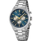 Ρολόι Festina F16820/C Χρονογράφος Με Ασημί Ατσάλινο Μπρασελέ