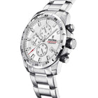 Ρολόι Festina F20463/1 Χρονογράφος Με Ατσάλινο Ασημί Μπρασελέ