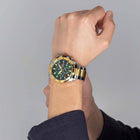 Ρολόι Festina F20562/3 Χρονογράφος Με Δίχρωμο Μπρασελέ & Πράσινο Καντράν