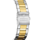 Ρολόι Festina F20562/3 Χρονογράφος Με Δίχρωμο Μπρασελέ & Πράσινο Καντράν