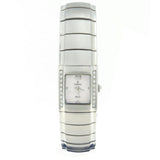 Γυναικείο ρολόι Festina vintage f8947/1 με τετράγωνο σχήμα και ασημί ατσάλινο μπρασελέ, άσπρο καντράν διαστάσεων 20Χ20mm. 