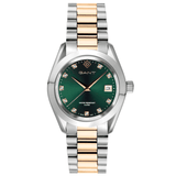 Ρολόι Gant Castine II G176109 Με Δίχρωμο Μπρασελέ & Πράσινο Καντράν