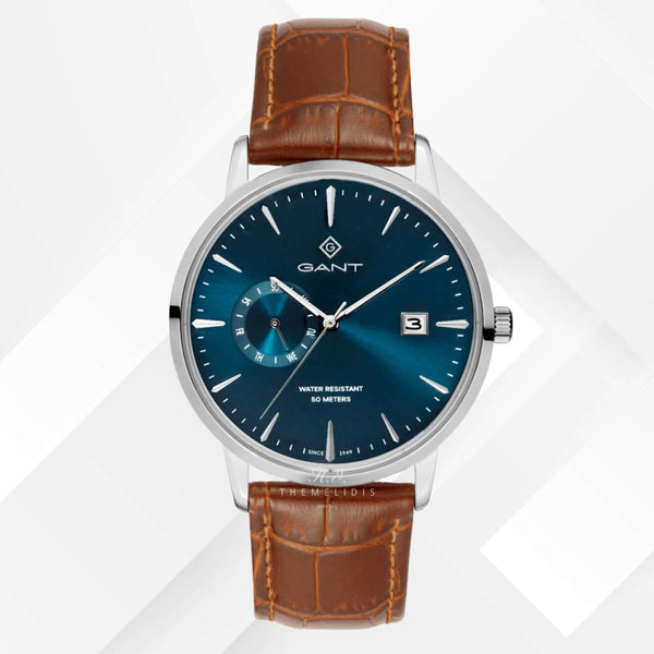 Ρολόι Gant East Hill G165020 Με Καφέ Δερμάτινο Λουράκι