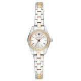 Γυναικείο ρολόι Gant Fairhaven G194102 με δίχρωμο ατσάλινο μπρασελέ και λευκό καντράν διακοσμημένο με ζιργκόν, όψη από μπροστά