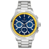 Ρολόι Gant Middletown G154020 Με Ασημί Μπρασελέ & Μπλε Καντράν