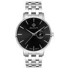 Ρολόι Gant Park Hill III G105025 Με Ασημί Μπρασελέ & Μαύρο Καντράν