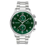 Ρολόι Gant Southampton G175009 Με Ασημί Μπρασελέ & Πράσινο Καντράν