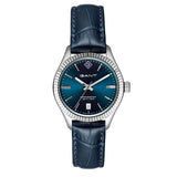 Ρολόι Gant Sussex G136001 με μπλε καουτσούκ λουράκι και μπλε καντράν διαμέτρου 34mm.