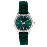 Ρολόι Gant Sussex G136018 με πράσινο καουτσούκ λουράκι και πράσινο καντράν διαμέτρου 34mm.
