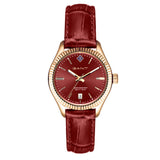 Ρολόι Gant Sussex G136020 με κόκκινο καουτσούκ λουράκι και κόκκινο καντράν διαμέτρου 34mm.