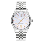 Ρολόι Gant Sussex Mid G171015 Με Ασημί Μπρασελέ & Άσπρο Καντράν