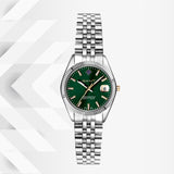 Ρολόι Gant Sussex Mini G181004 με ασημί ατσάλινο μπρασελέ και πράσινο καντράν διαμέτρου 28mm.