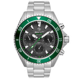 Ρολόι Gant Waterville Adventurer G184003 Με Ασημί Μπρασελέ & Πράσινο Καντράν