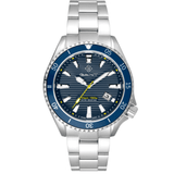 Αντρικό Ρολόι Gant Waterville G174002 Με Ασημί Μπρασελέ & Μπλε Καντράν