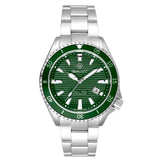 Αντρικό Ρολόι Gant Waterville G174012 Με Ασημί Μπρασελέ & Πράσινο Καντράν