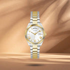 Ρολόι Guess Luna GW0308L6 με Δίχρωμο Μπρασελέ