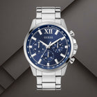 Ρολόι Guess Walker GW0900G4 με Ασημί Μπρασελέ
