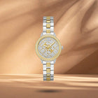 Ρολόι Guess G Lace GW0944L3 με Δίχρωμο Μπρασελέ