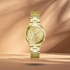 Ρολόι Guess Birdie GW1031L2 με Χρυσό Μπρασελέ