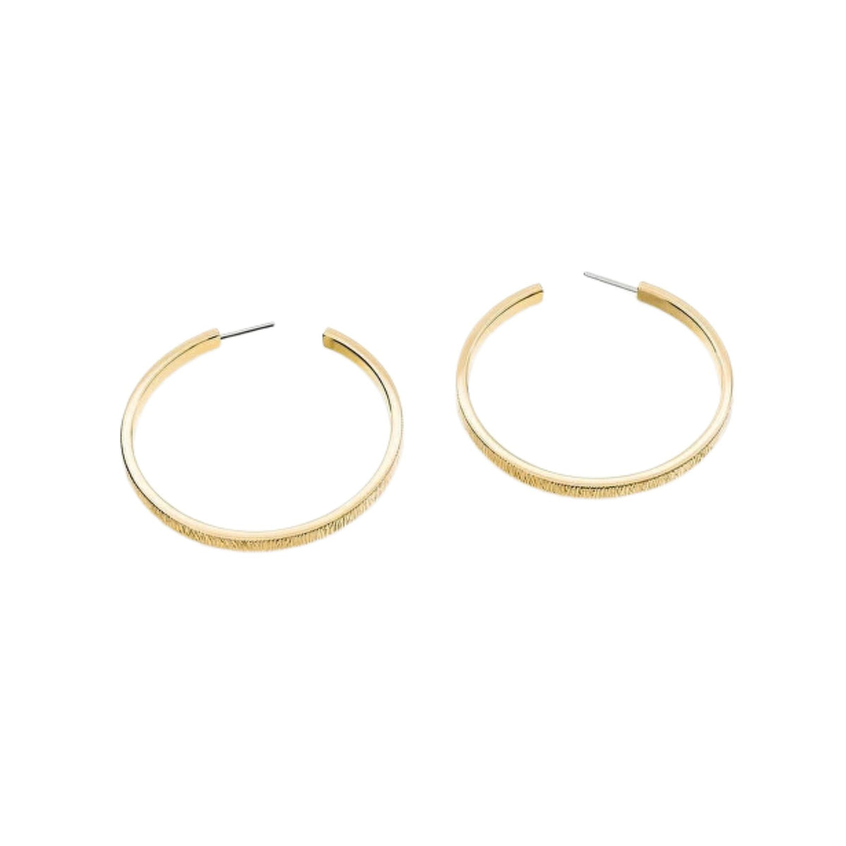 Καρφωτό κούμπωμα σκουλαρικιού Calvin Klein 35001011 τύπου κρίκος