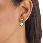 Γυναικεία Σκουλαρίκια Calvin Klein Sculptural Bubbles 35000788 Ασημί