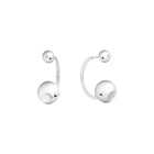 Γυναικεία Σκουλαρίκια Calvin Klein Sculptural Bubbles 35000788 Ασημί