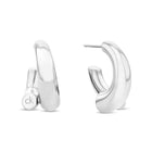 Γυναικεία Σκουλαρίκια Κρίκοι Calvin Klein Spiral 35000764 Ασημί