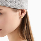 Γυναικεία Σκουλαρίκια Emporio Armani Sentimental EG3624710 με Καρδιά Ζιργκόν Χρυσά