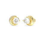 Σκουλαρίκια Guess Aurora JUBE06233JWYGT/U σε Χρυσό Χρώμα με Ζιργκόν