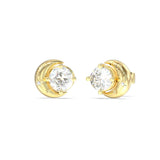 Γυναικεία σκουλαρίκια Guess Aurora JUBE06233JWYGT/U από ανοξείδωτο ατσάλι σε χρυσό χρώμα με ζιργκόν. 