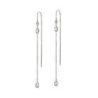 Γυναικεία Σκουλαρίκια Κρεμαστά Emporio Armani Eagle Logo EG3617040 Ασημί με Ζιργκόν