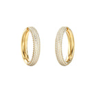 Γυναικεία Σκουλαρίκια Κρίκοι Guess Madison JUBE06425JWYGT/U Χρυσά με Πέτρες