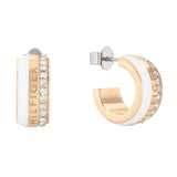 Γυναικεία καρφωτά σκουλαρίκια Tommy Hilfiger 2780625 ροζ χρυσά με ζιργκόν. 