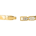 Βραχιόλι Χειροπέδα Karl Lagerfeld Crystals KLAYC59 Χρυσό με Ζιργκόν