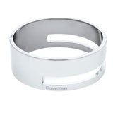 Γυναικείο βραχιόλι χειροπέδα Calvin Klein 35000674 ατσάλινη ασημί.