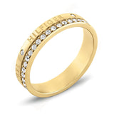 Γυναικείο Δαχτυλίδι Tommy Hilfiger Ατσάλινο Χρυσό με Ζιργκόν 2780911B