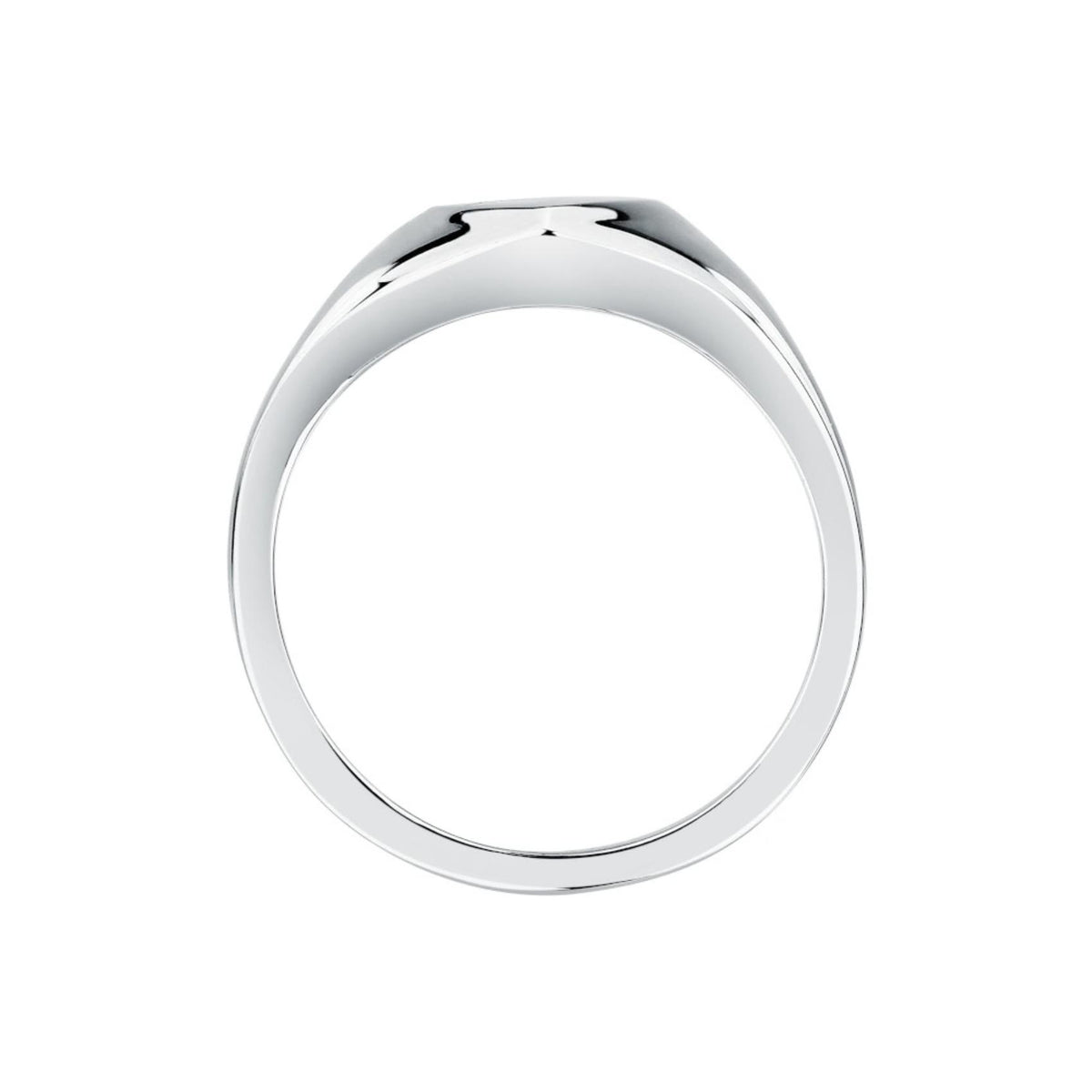 Εσωτερικό ασημί δαχτυλιδιού Karl Lagerfeld Charms KLAYD300 σε σχήμα καρδιάς