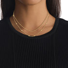 Διπλό Γυναικείο Κολιέ Calvin Klein Layered 35000950 Χρυσό